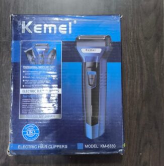 Kemei Km-6330 – 3 In 1 Professional Hair Trimmer Nose Beard Trimmer Safe | Rechargable Hair Remover