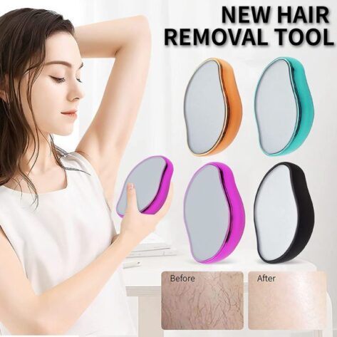 crystal-hair-eraser-magic-crystal-hair-remover-painless-hair-removal-with-epilator-mini-hair-remover-for-men-and-women-leg-arm-back-soft-smooth-silky-skin-random-color - 6