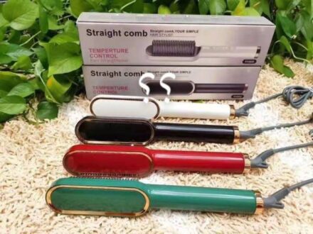 hair-straightener-hair-brush-brush-straightener-hair-styling-hair-beauty-tool-straight-curl-different-styling-hair-brush-random-color - 1