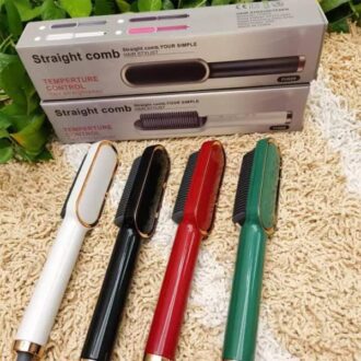 hair-straightener-hair-brush-brush-straightener-hair-styling-hair-beauty-tool-straight-curl-different-styling-hair-brush-random-color - 1