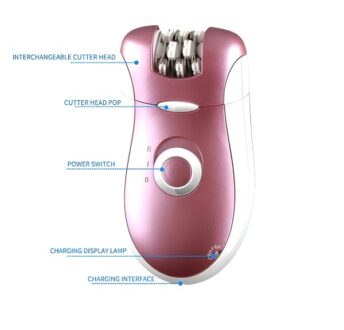 kemei-2-in-1-epilator-shaver-body-hair-remover-machine-model-2068 - 2