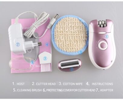 kemei-2-in-1-epilator-shaver-body-hair-remover-machine-model-2068 - 2