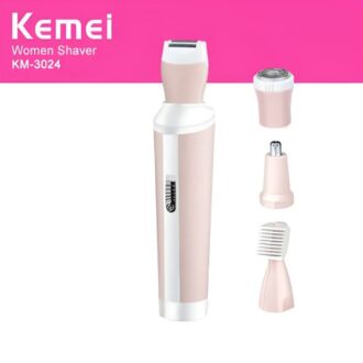 kemei-4-in-1-rechargeable-hair-remover-shaver-ladies-epilator-km-3024-random-color - 2