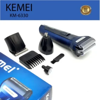 kemei-km-6330-3-in-1-professional-hair-trimmer-nose-beard-trimmer-safe-rechargable-hair-remover - 4 (1)